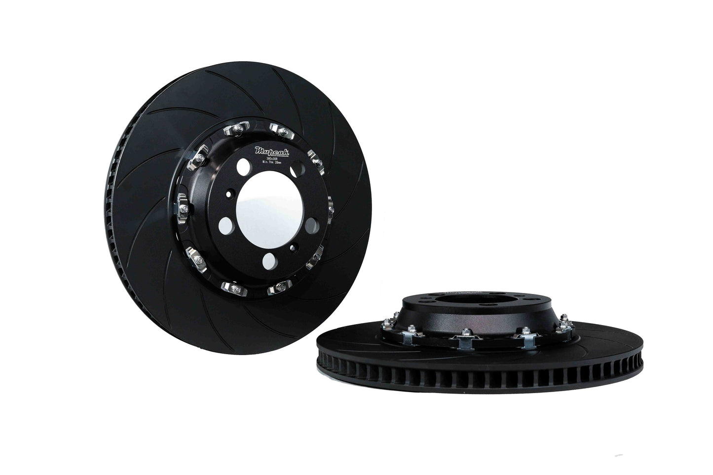 MUPEAK Two-piece floating performance rotors pairs - Porsche 991 GT3 Rear 380X30mm