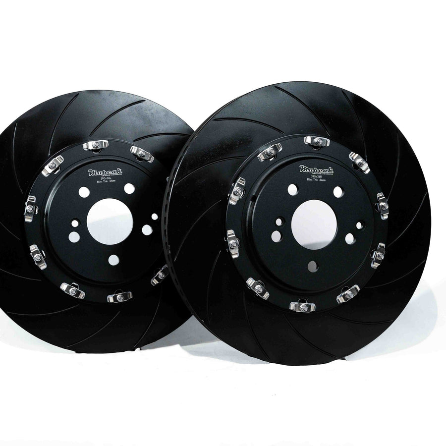 MUPEAK 2-piece rotors Front Pairs 390mm x 36mm -Mercedes Benz C63 S AMG(w205)/ AMG GT(GTS) C190