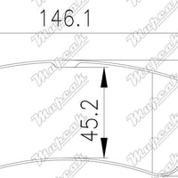 Mupeak MP400 Brake Pads - Mercedes AMG GT63/GTS Rear- D1669