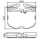 Mupeak MP600 Brake Pads D1876- TOYOTA GR SUPRA 3.0/G29 Z4 40I Front