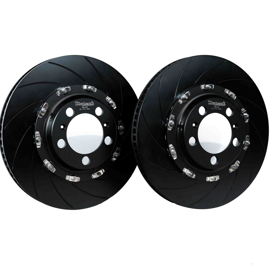 MUPEAK Two-Piece Floating Performance Rotors Pairs - BMW G80 G82 G83 G87 M3 M4 M2 380MM Front