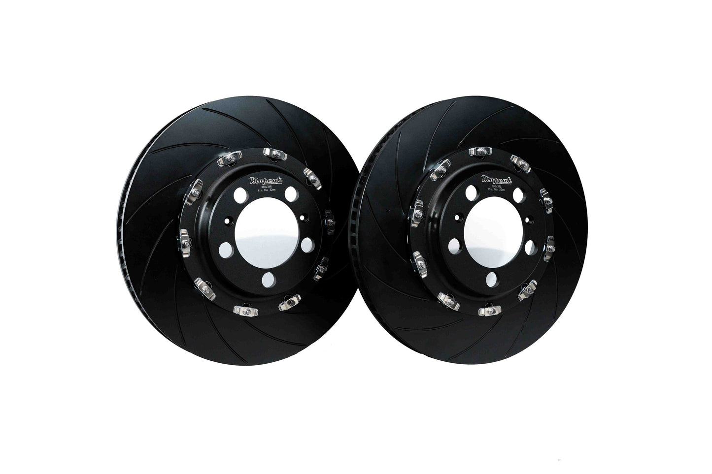 MUPEAK Two-Piece Floating Performance Rotors Pairs - BMW G80 G82 G83 G87 M3 M4 M2 380MM Front